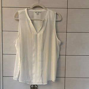 41 Hawthorn White Sleeveless Blouse | Size XL | Stitch Fix | Like New